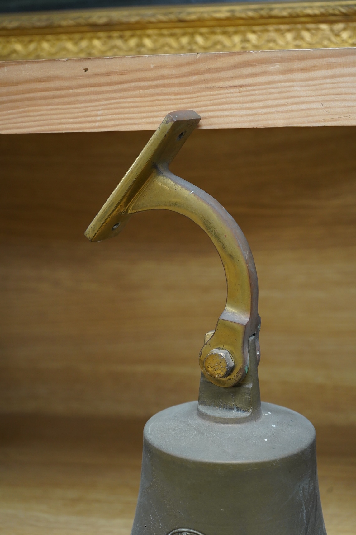 A bronze bell, dated 1839